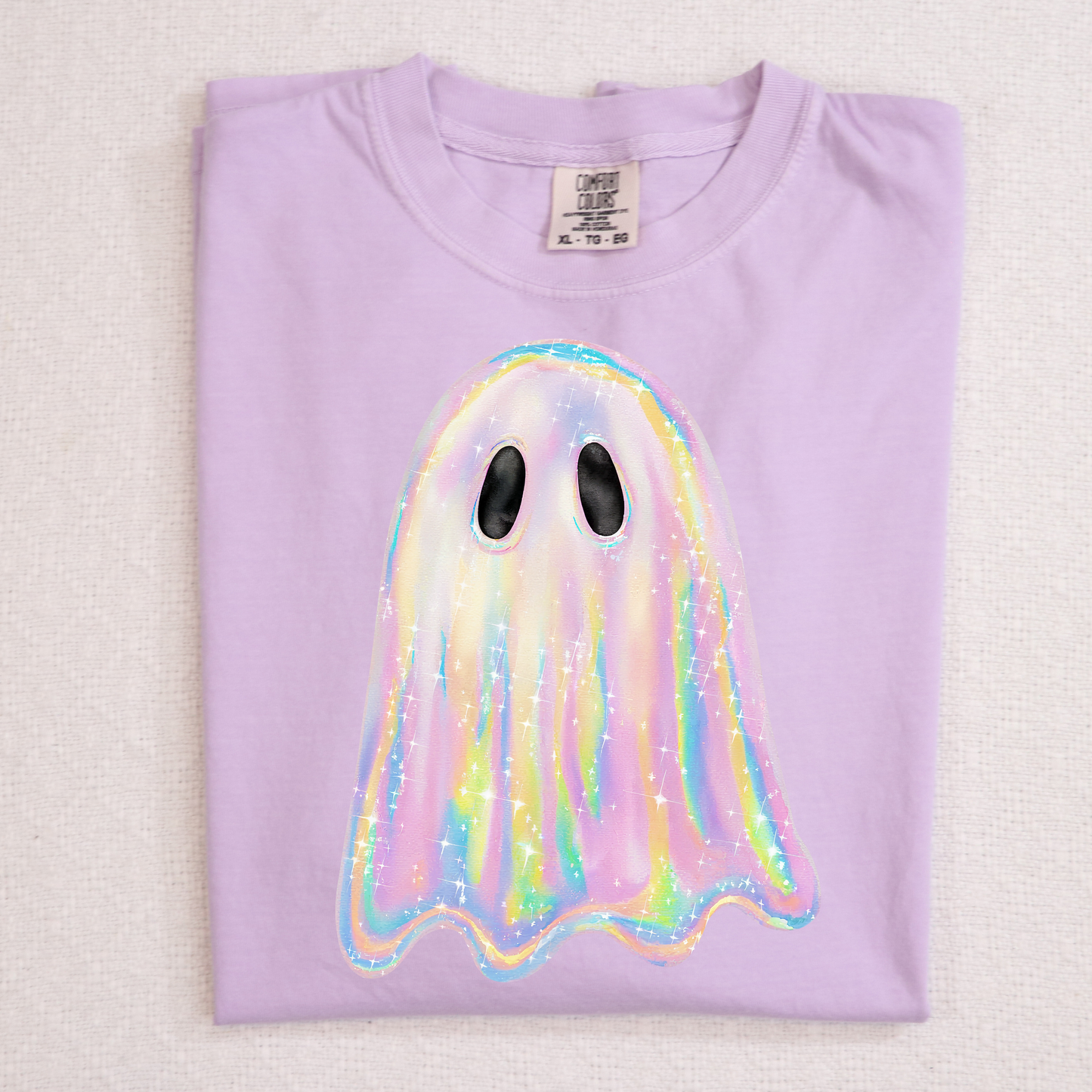 Iridescent Ghost Full Color DTF Transfer