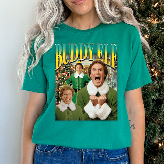 Buddy The elf Collage  Full Color DTF Transfer