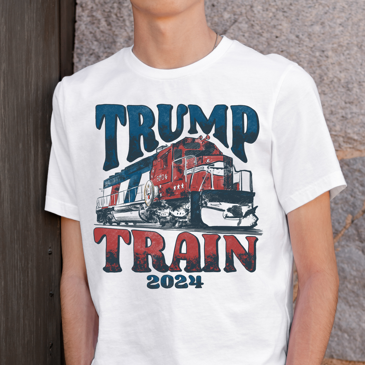 Trump Train Full Color DTF Transfer