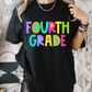 Grade School (MULTI GRADE OPTIONS) Neon Alpha Full Color DTF Transfer