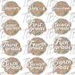 Floral Circle Grade (MULTI GRADE OPTIONS) Checkered Back To School Full Color DTF Transfers