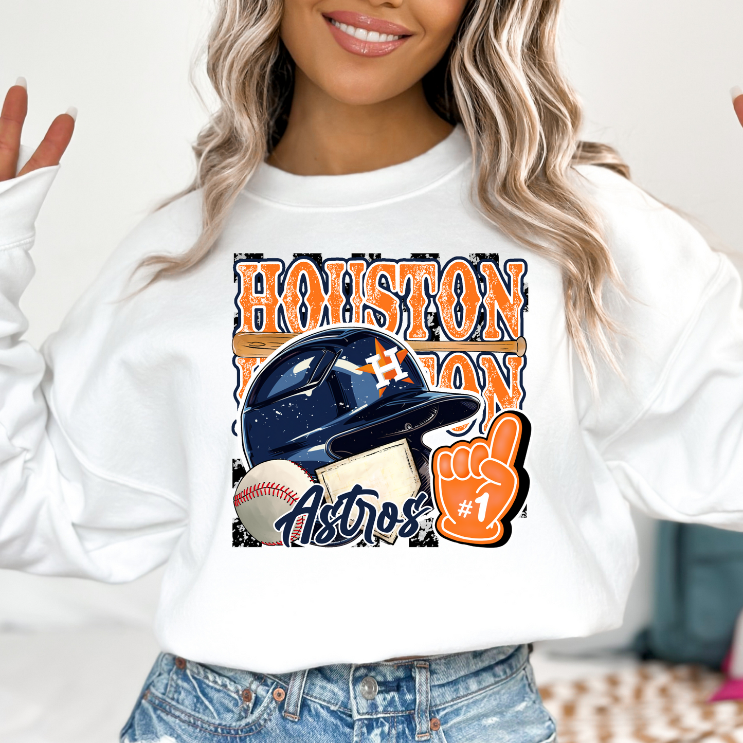 Houston Astros Collage Full Color DTF Transfer