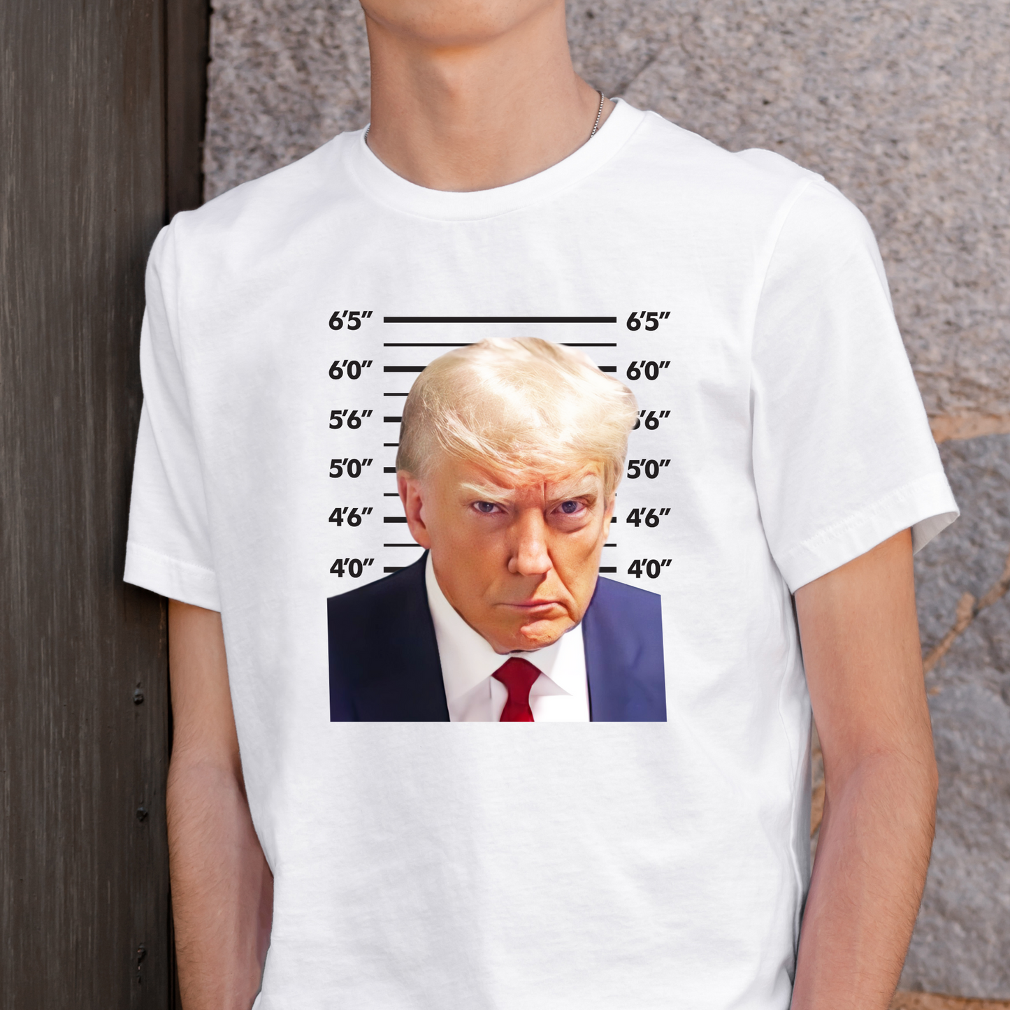 Trump Mug Shot Full Color DTF Transfer