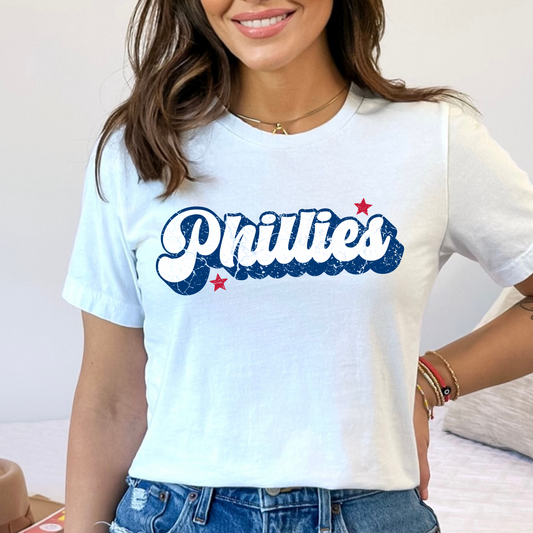 Philles Baseball Est 1883 (Blue) Full Color DTF Transfer