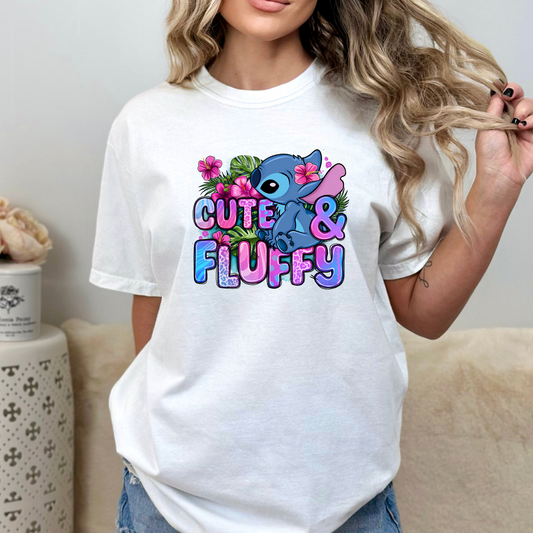 Cute & Fluffy Full Color DTF Transfer