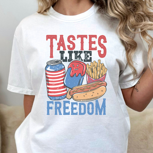 Tastes Like Freedom Full Color DTF Transfer
