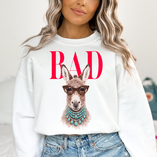 Bad Ass (Donkey) Full Color DTF Transfer