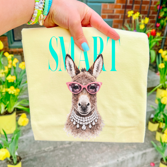 Smart Ass (Donkey) Full Color DTF Transfer