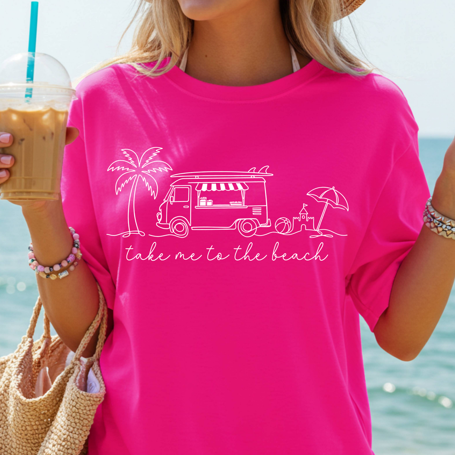 Take Me To The Beach Full Color DTF Transfer