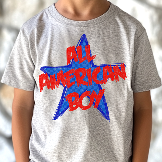 All American Bow (Star) Full Color DTF Transfer