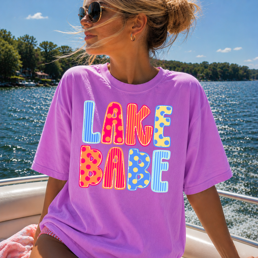 Lake Babe Full Color DTF Transfer