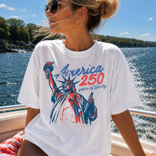 America 250 Year Of Liberty Full Color DTF Transfer
