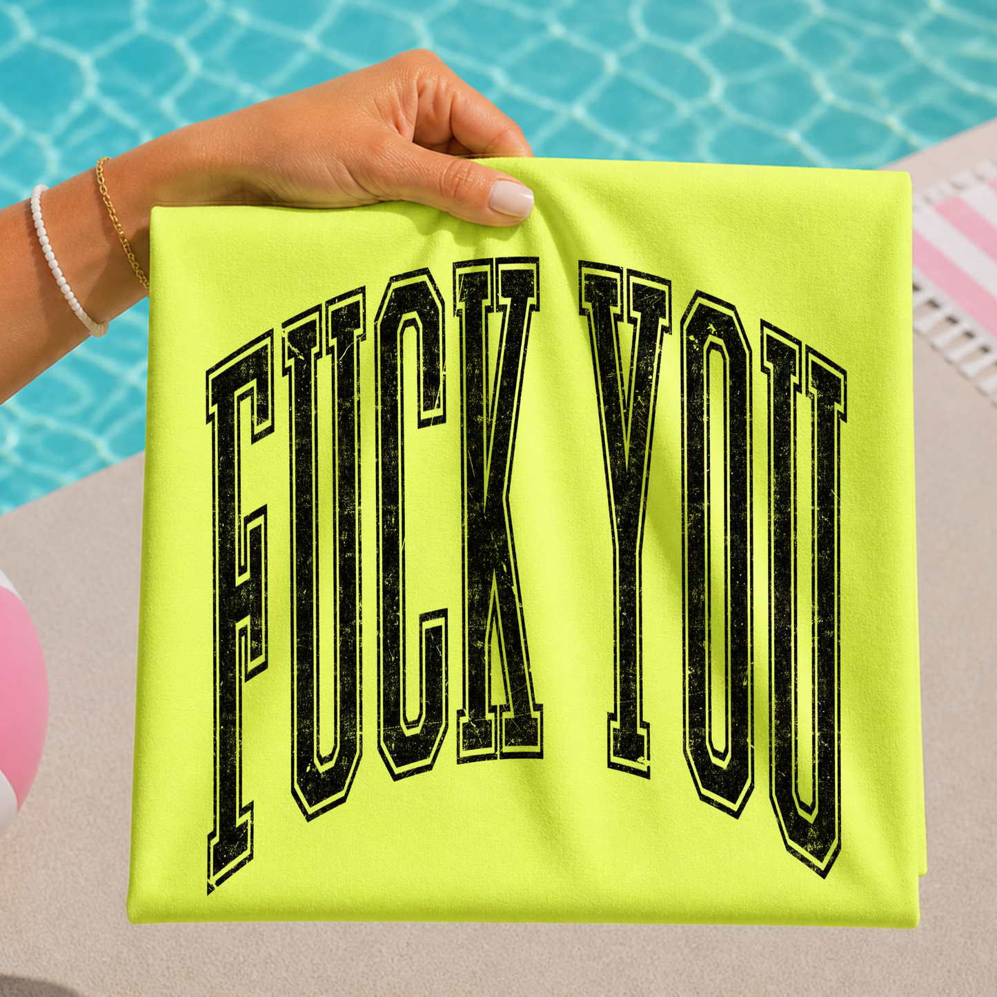Fuck You Full Color DTF Transfer