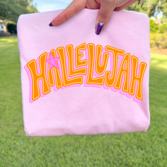Hallelujah Full Color DTF Transfer