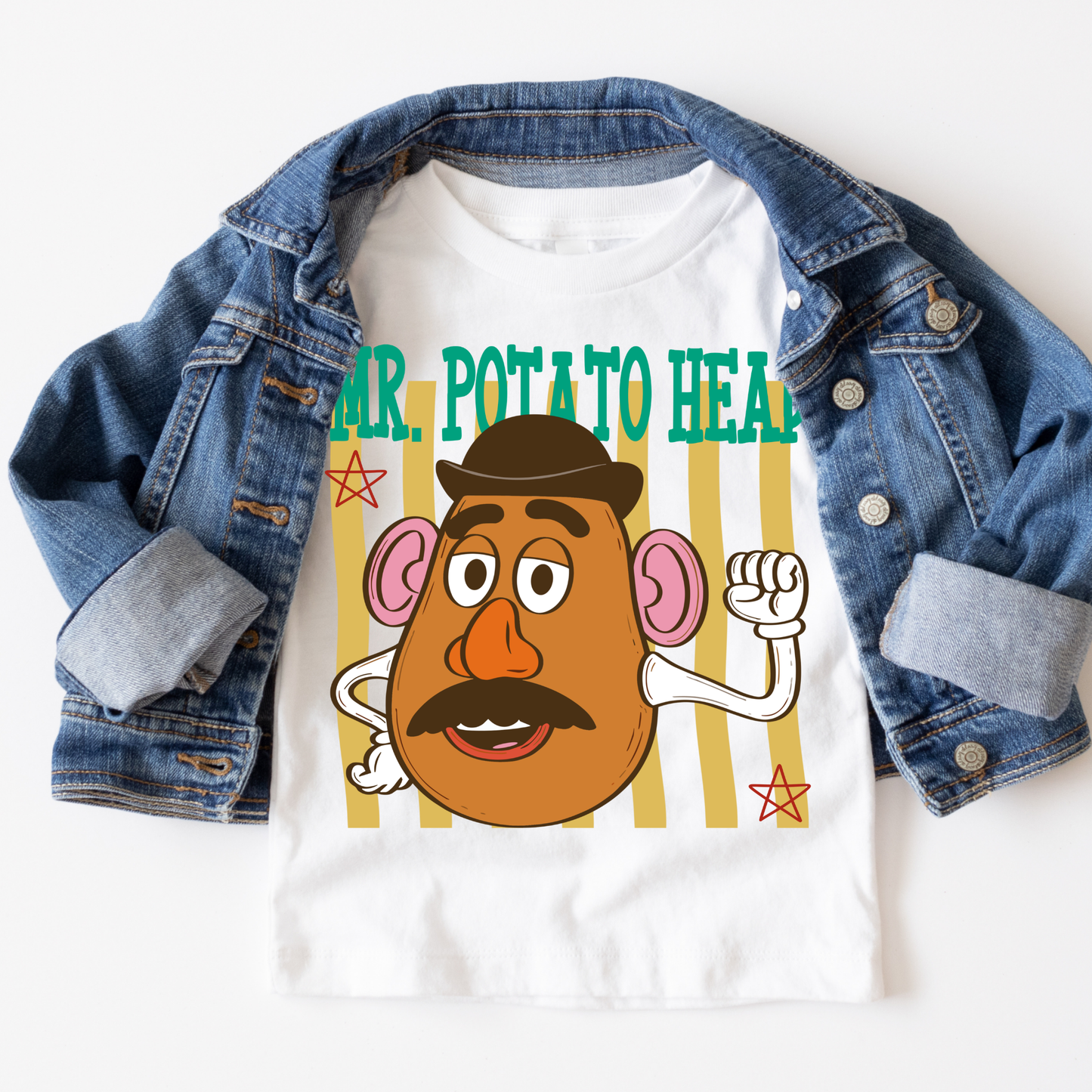 Striped Toy Story Characters (MULTI Options) Full Color DTF Transfer