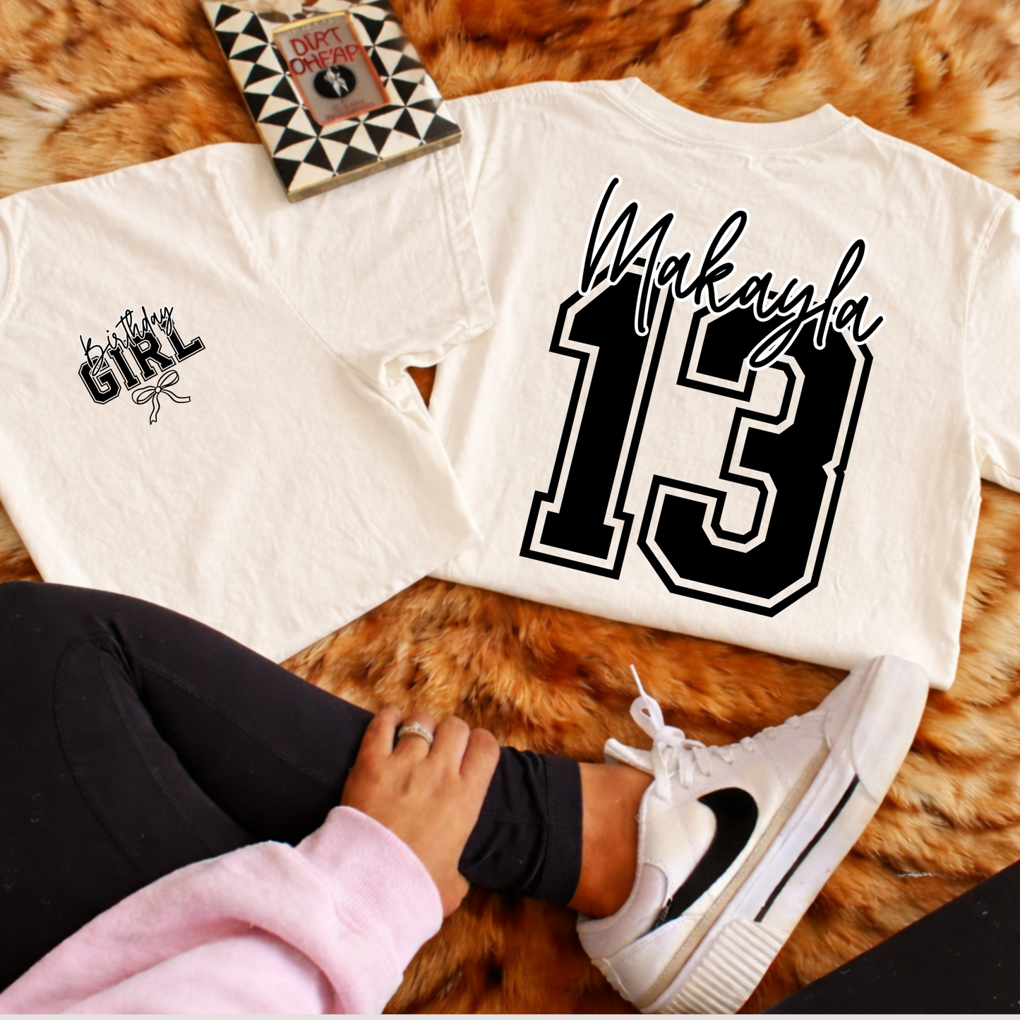 Birthday Girl (Name/Number Customizable) Full Color DTF Transfer
