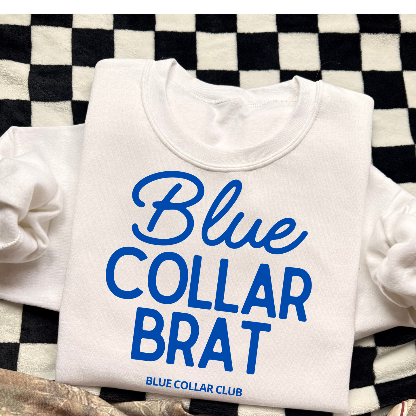 Blue Collar Brat Full Color DTF Transfer