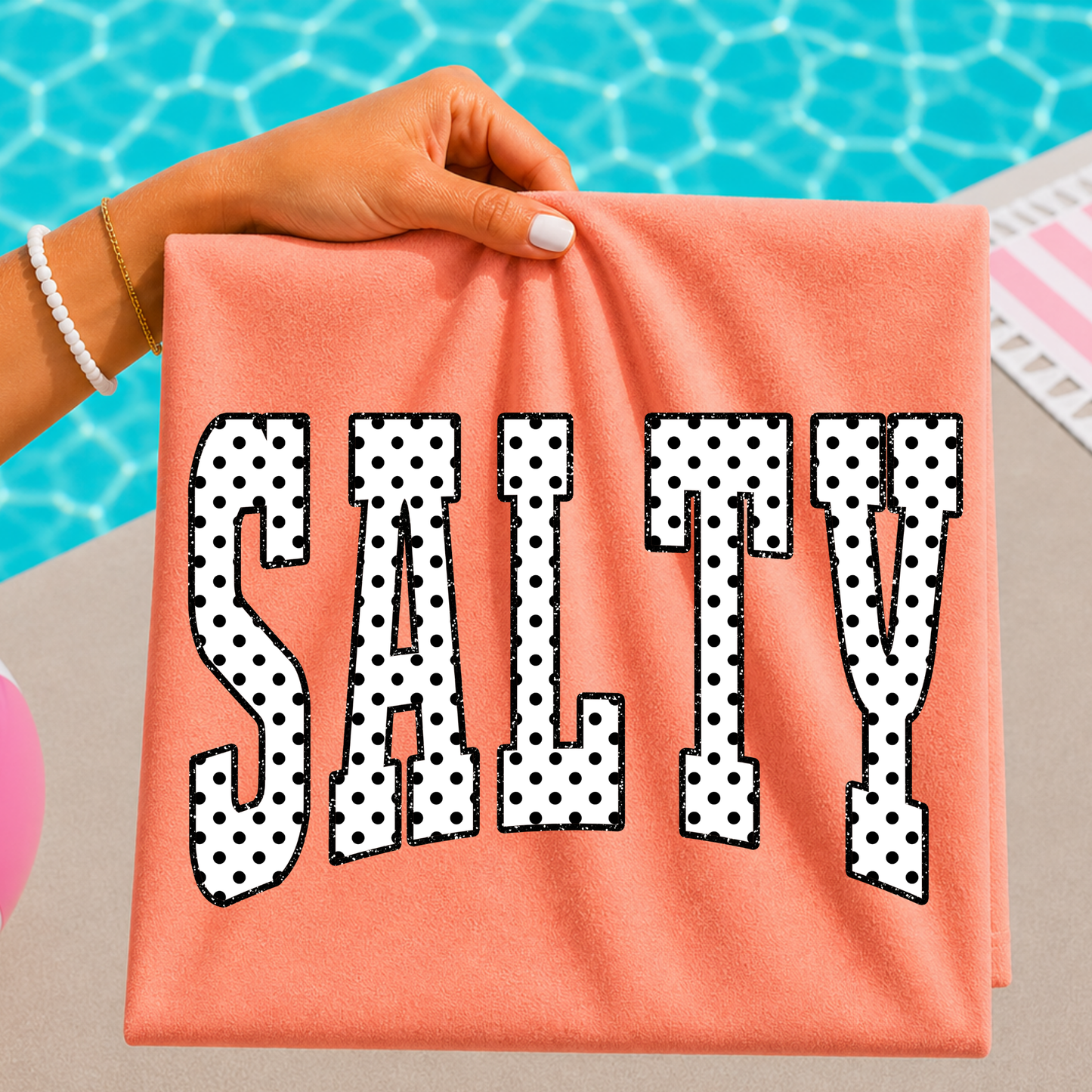 Salty Polka Dot Full Color DTF Transfer