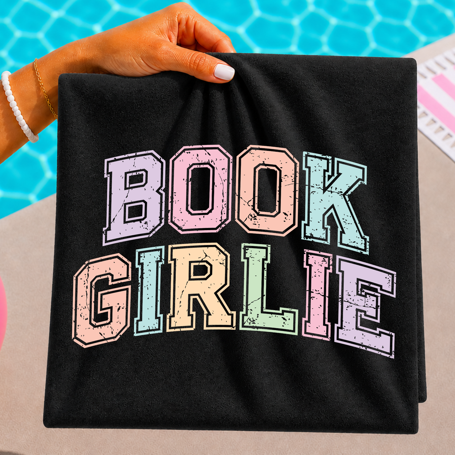 Book Girlie Full Color DTF Transfer