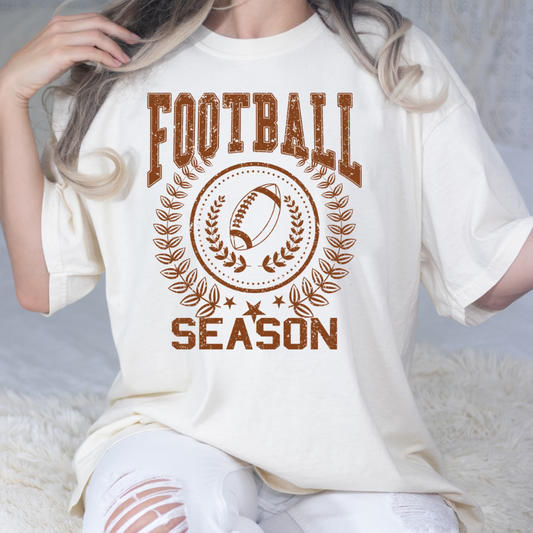 Football Season (Brown) Full Color DTF Transfer