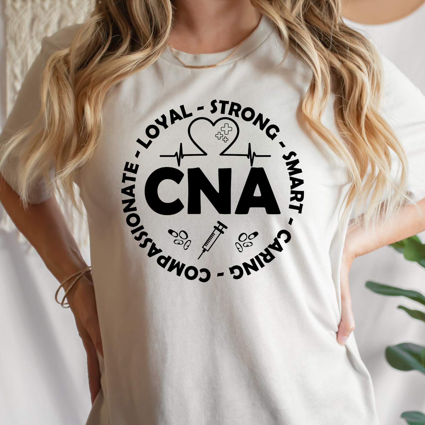 CNA - Loyal Strong Smart Caring Compassionate Full Color DTF Transfer