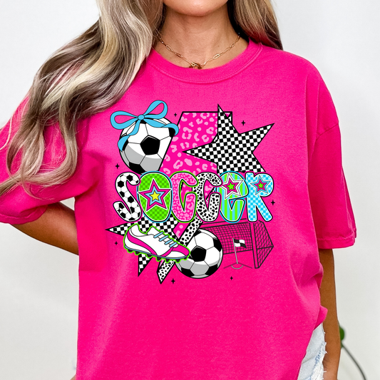 Soccer Collage Full Color DTF Transfer