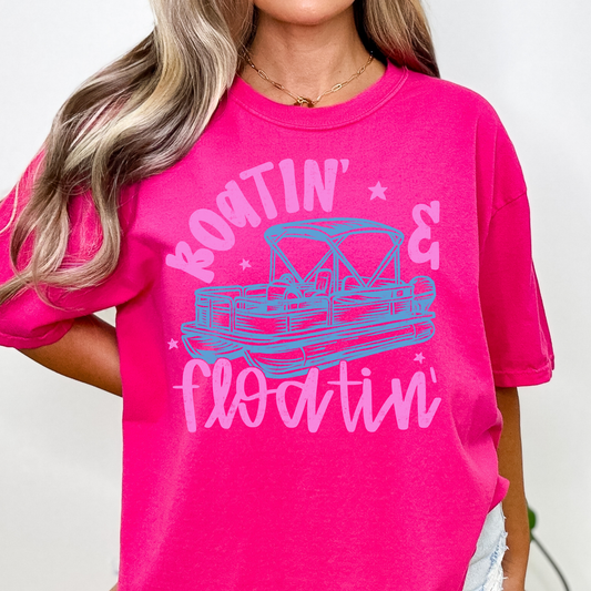 Boatin and Floatin Full Color DTF Transfer