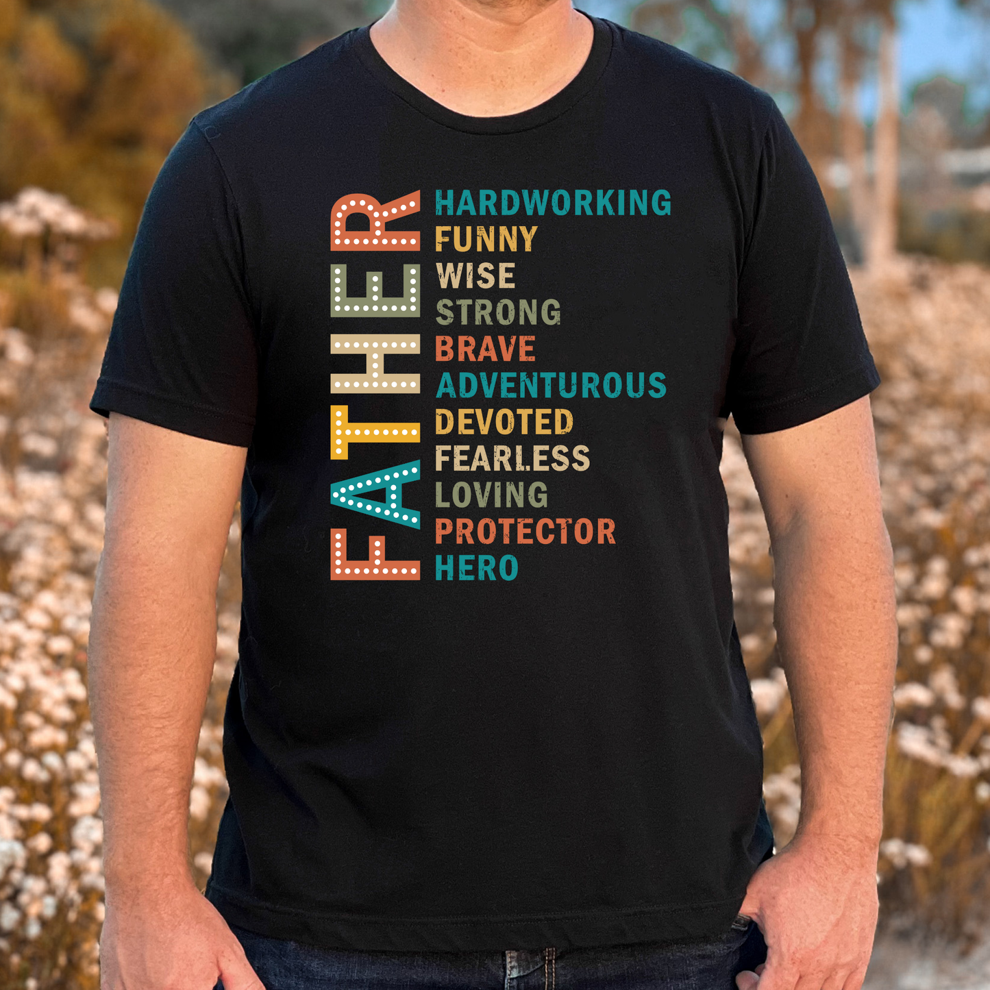 Father Hardworking, Funny... Full Color DTF Transfer