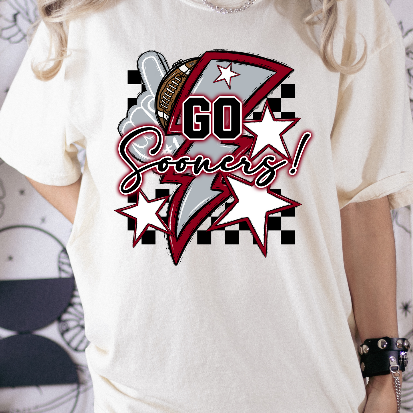 Go Sooners Oklahoma Full Color DTF Transfer