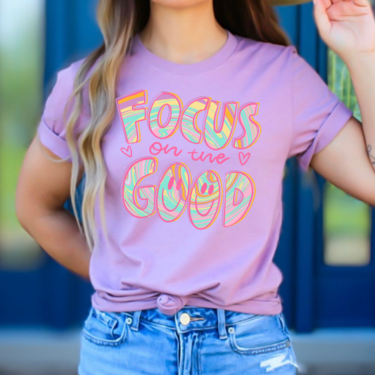 Focus On The Good Full Color DTF Transfer