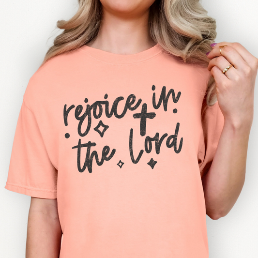 Rejoice In The Lord Full Color DTF Transfer
