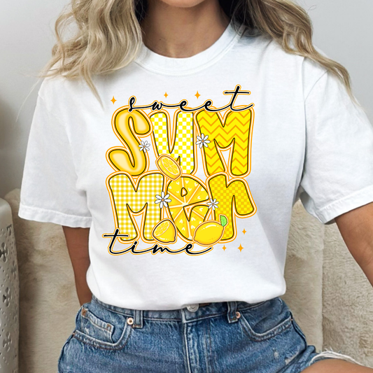 Sweet Summer Time (Lemons) Full Color DTF Transfer