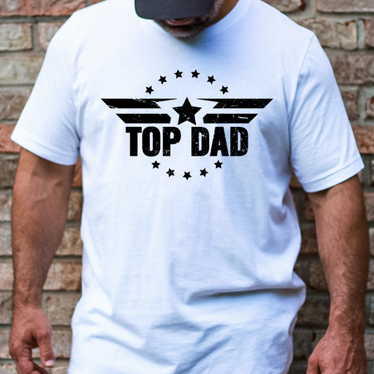 Top Dad Full Color DTF Transfer