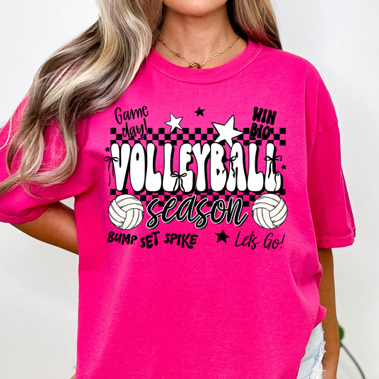 Volleyball Season Full Color DTF Transfer