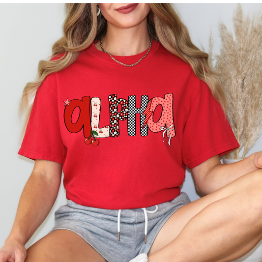 Cherry Alpha Full Color DTF Transfer