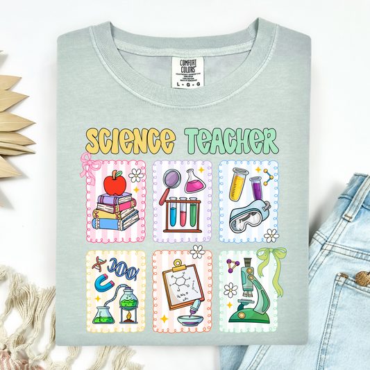 Science Teacher Full Color DTF Transfer