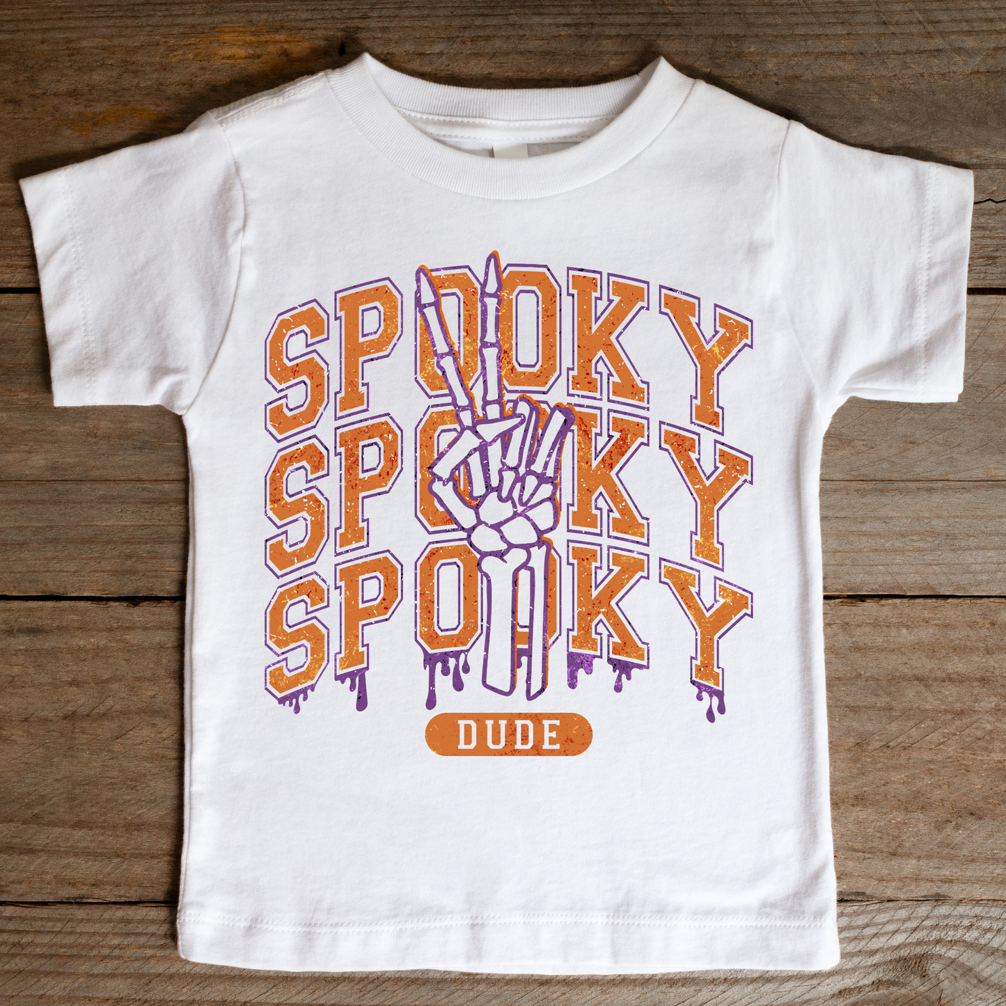 Spooky Dripping (Orange/Purple) Full Color DTF Transfer