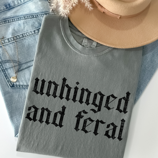Unhinged and Feral Full Color DTF Transfer