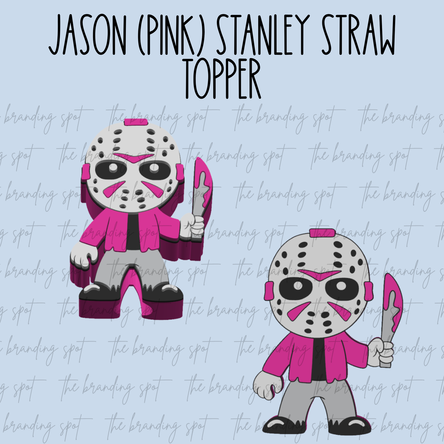 Jason (Pink) Stanley Straw Topper