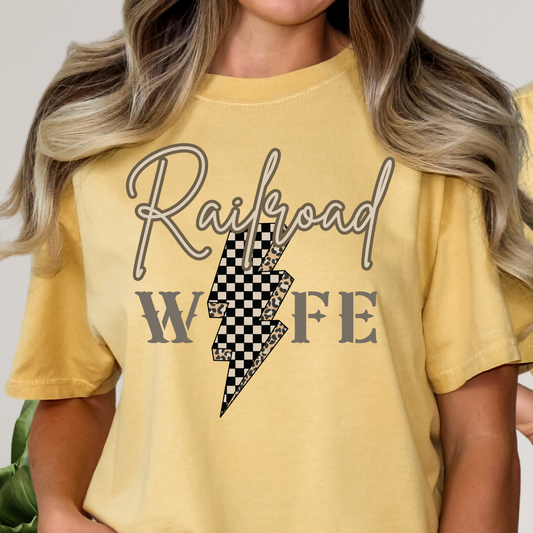 Railroad Wife Full Color DTF Transfer