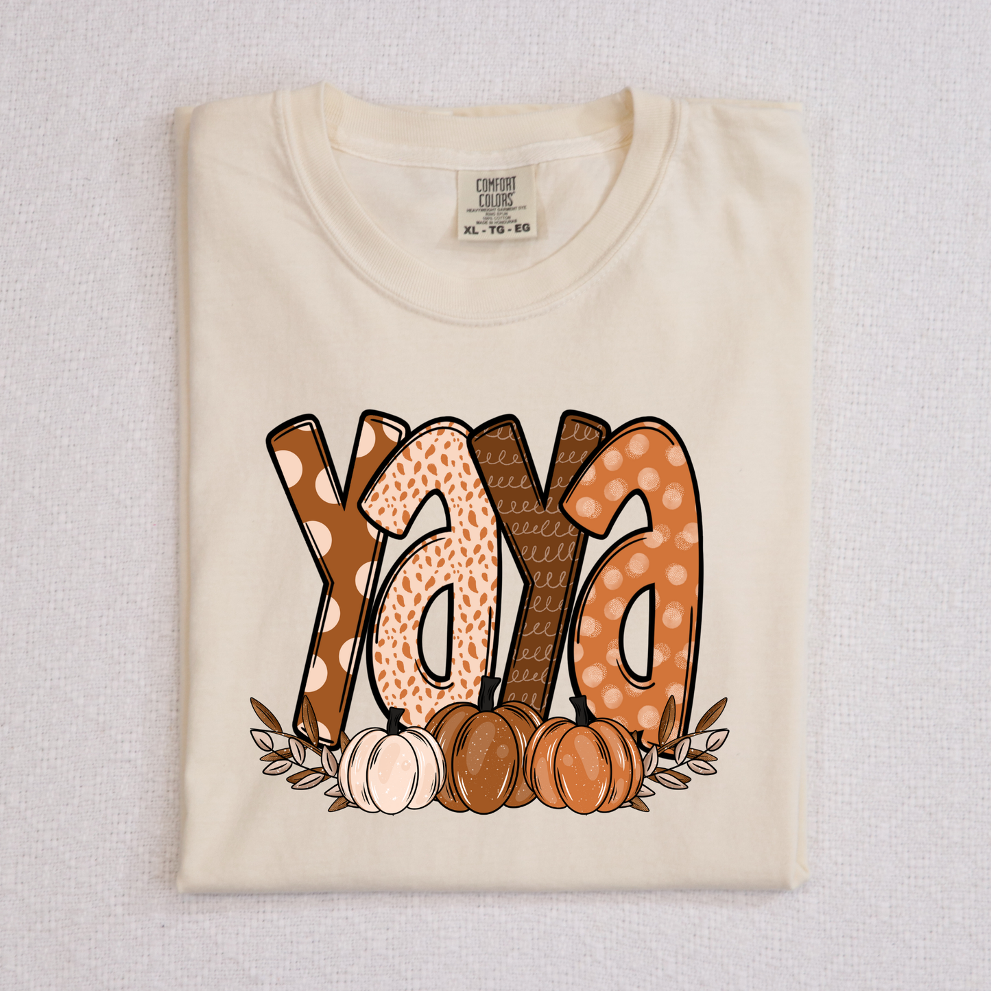 Yaya (Fall Theme) Full Color DTF Transfer