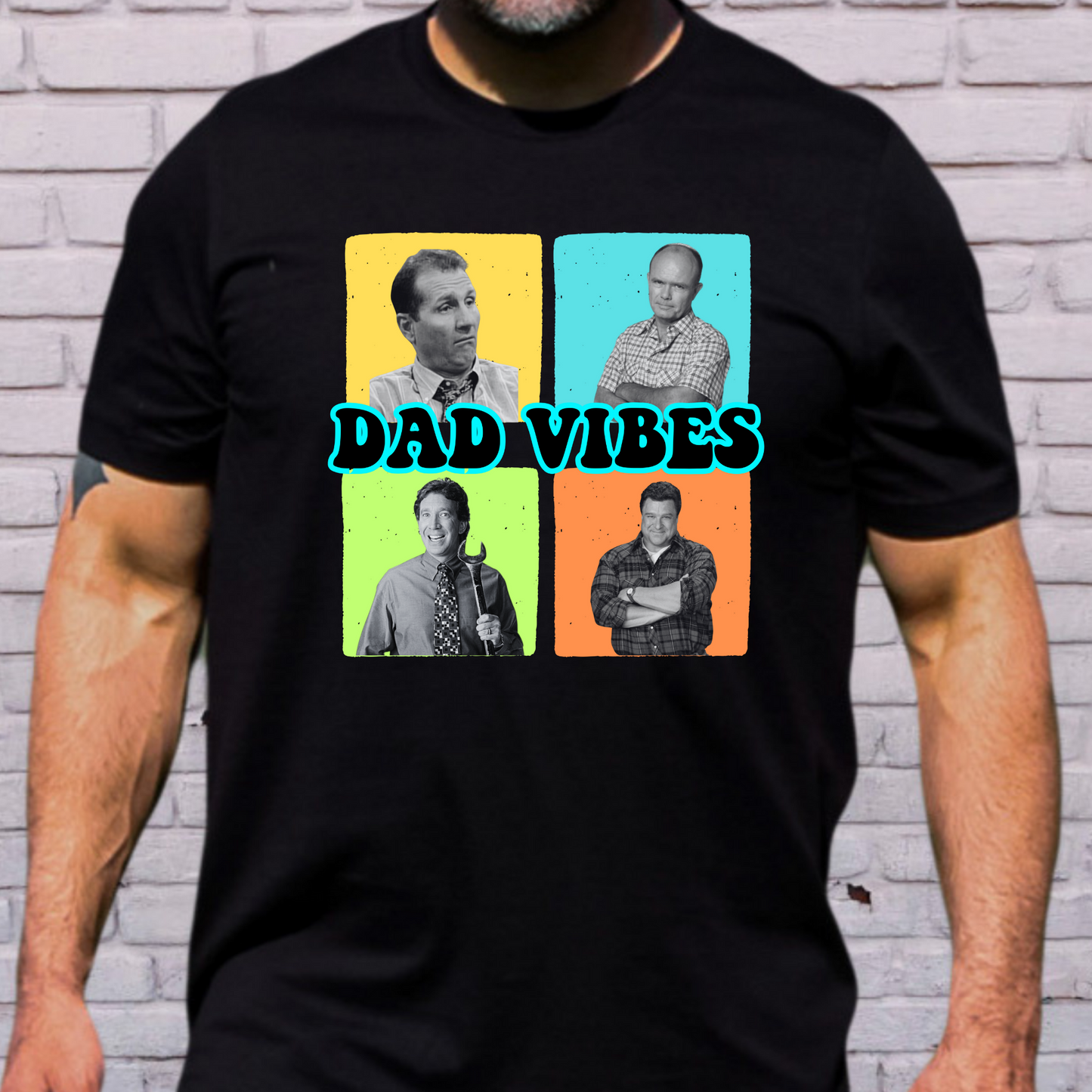 Dad Vibes (Sitcom Dads) Full Color DTF Transfer