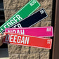 Personalized Sublimated Street Signs 4x18 (No Holes - One Sided)