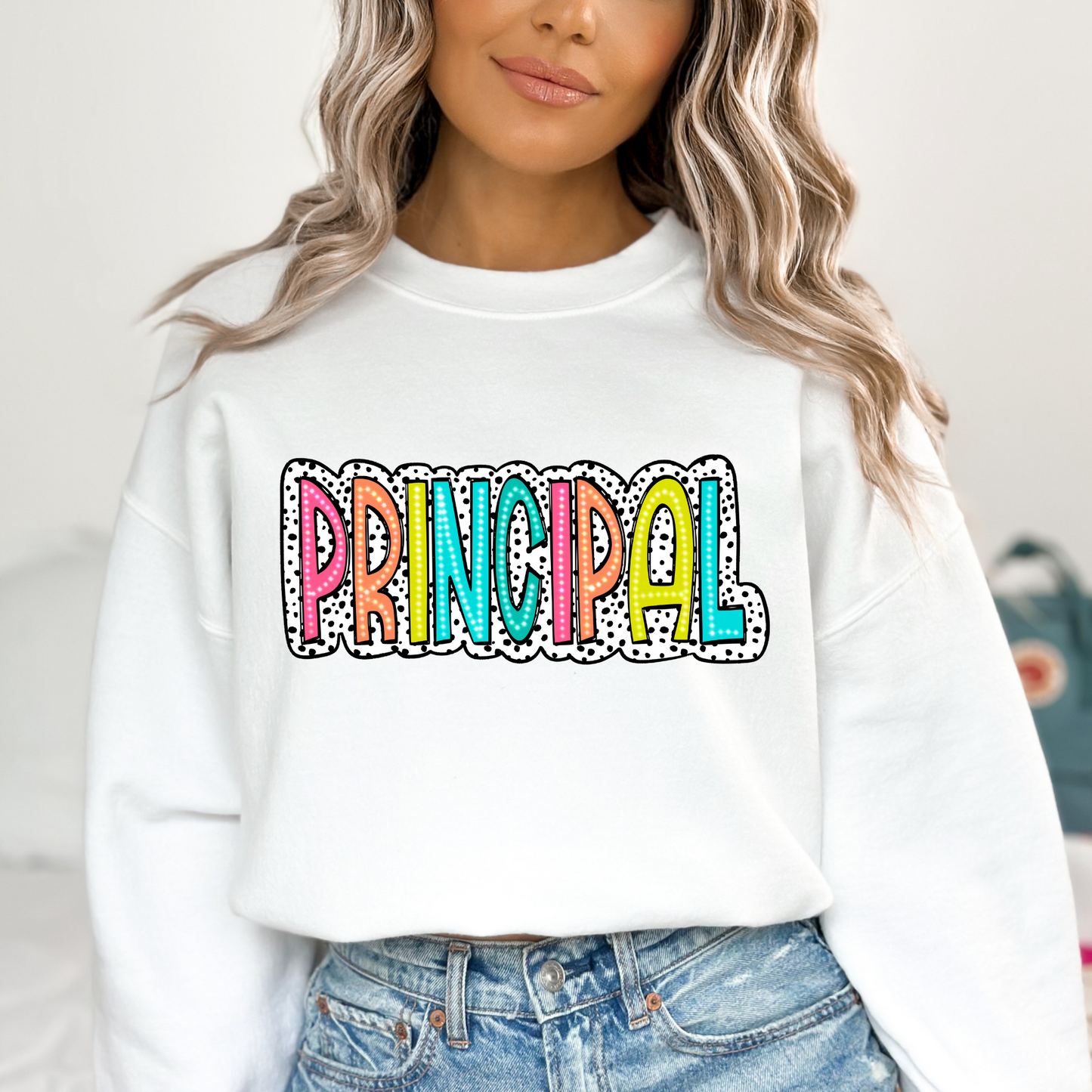 Principal (Colorful w/Dalmation) Full Color DTF Transfer