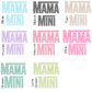 Mama/Mini Checkered Designs (MUTLI OPTIONS) Full Color DTF Transfer