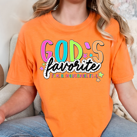 God Favorite Full Color DTF Transfer