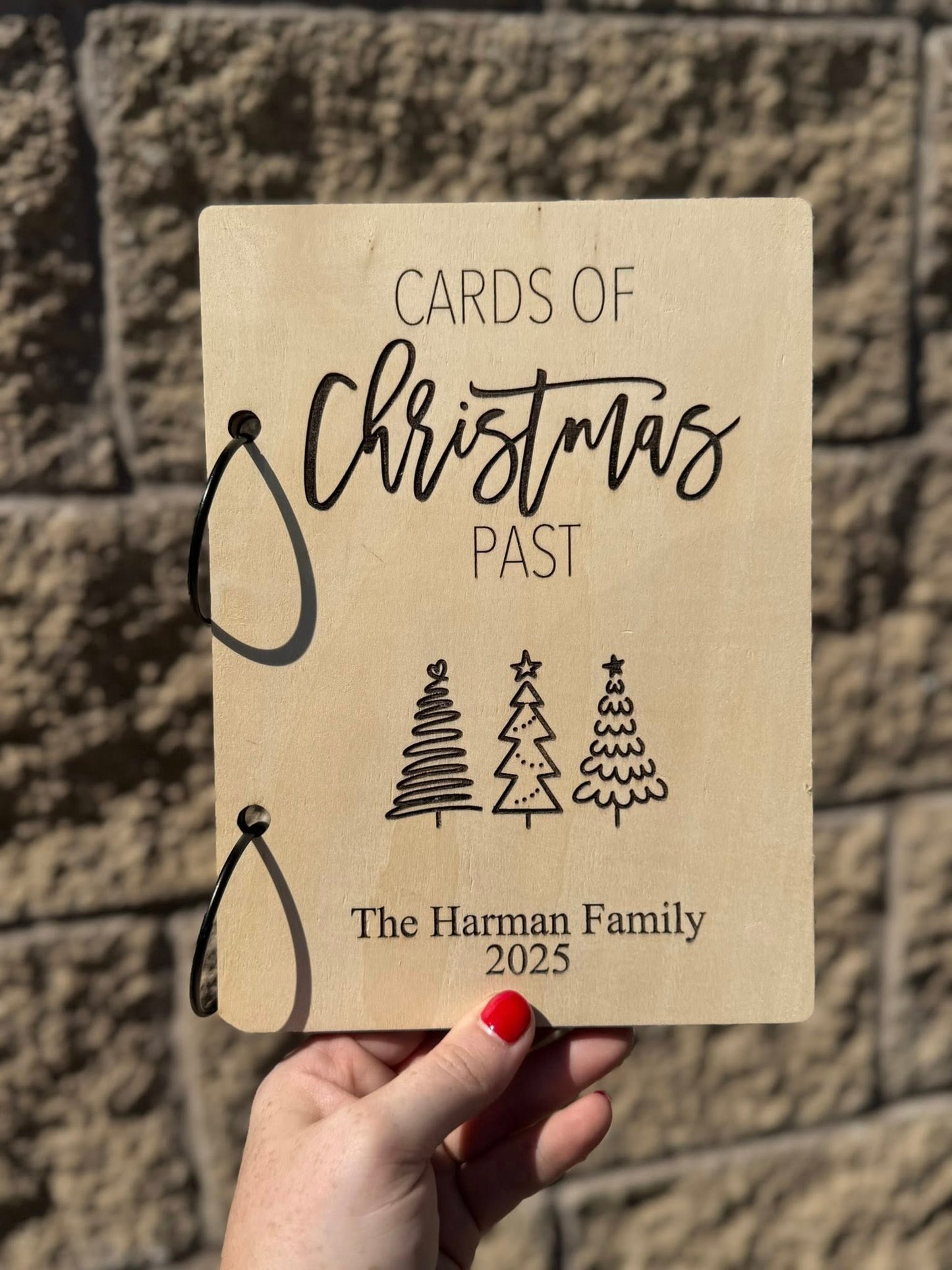 Personalized Cards From Christmas Past