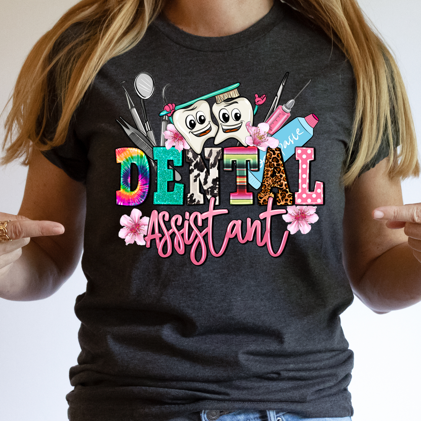 Dental Assistant Full Color DTF Transfer