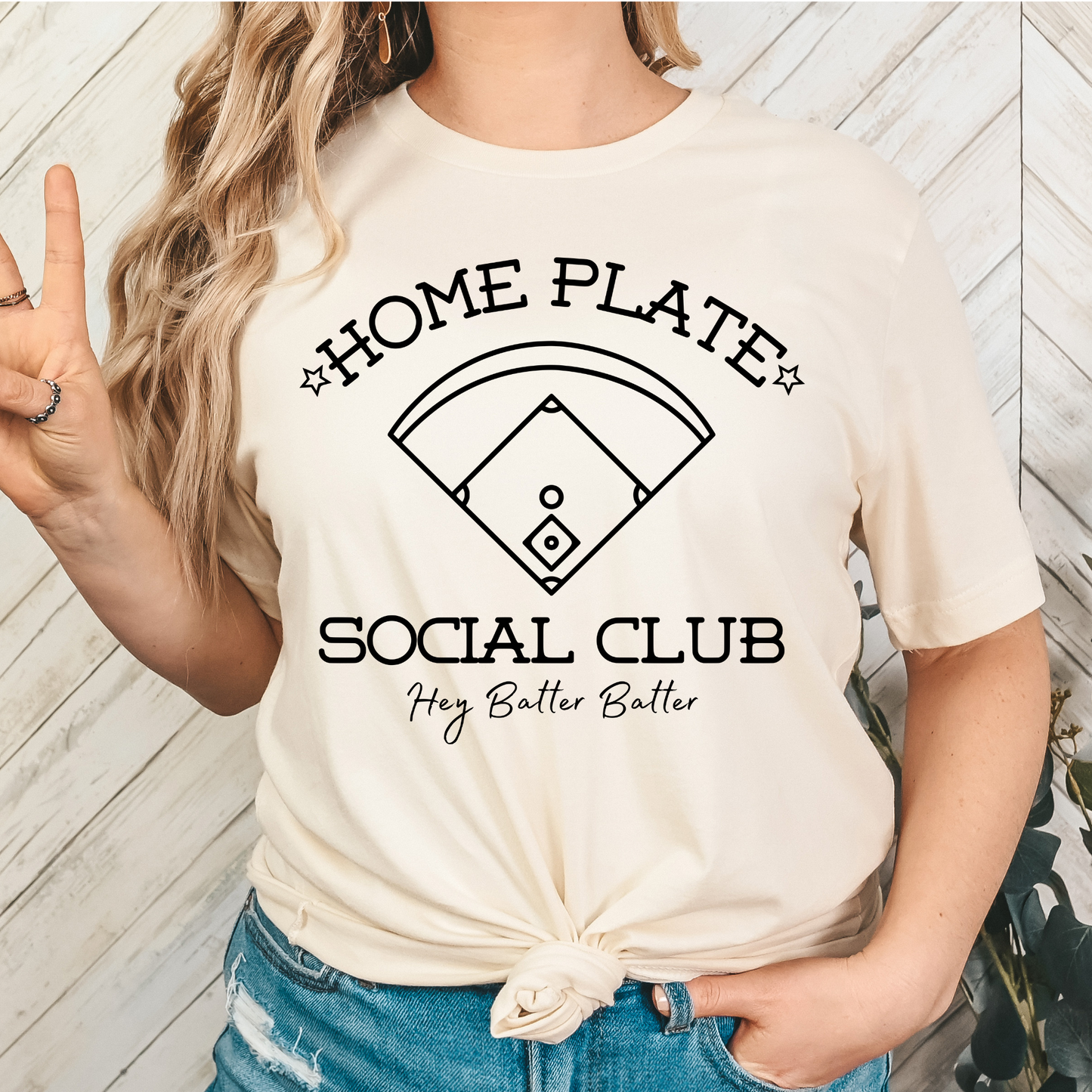 Home Plate Social Club - Hey Batter Batter Full Color DTF Transfer