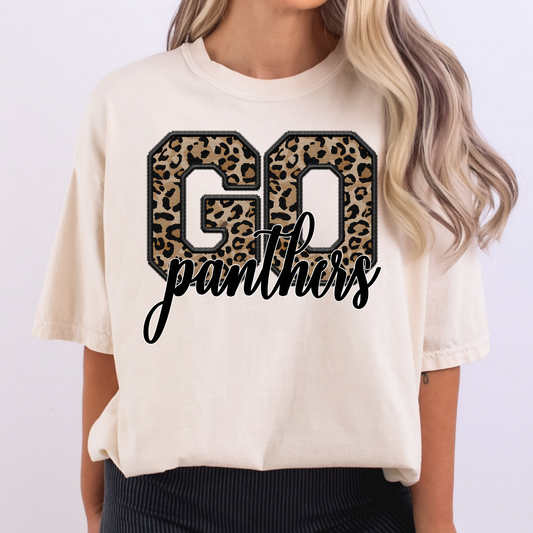 Go (Leopard) Panthers Full Color DTF Transfer